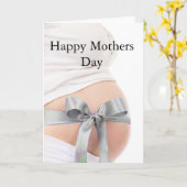 母の日妊婦 カード (黄色い花)