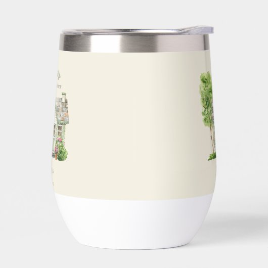 母の日引用文センチメンタル水色 (左面)