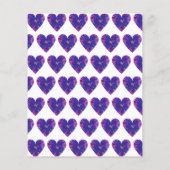 母の日引用文私は私の母の水の色のハートを愛する (裏面)