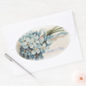 母の日忘れの声 楕円形シール (封筒)