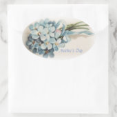 母の日忘れの声 楕円形シール (バッグ)