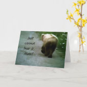 母の日恋しく思には君に耐えられない カード (黄色い花)