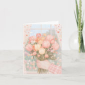 母の日折りたたみグリーティングカード カード (正面)