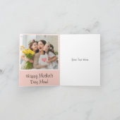 母の日折りたたみグリーティングカード カード (内部)