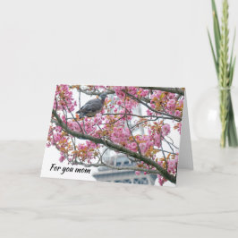 母の日折りグリーティングカード カード