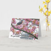 母の日折りグリーティングカード カード (黄色い花)