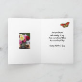 母の日折りグリーティングカード カード (内部)