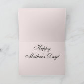 母の日折りグリーティングカード カード (内部)