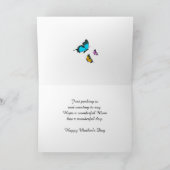 母の日折りグリーティングカード カード (内部)