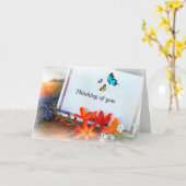 母の日折りグリーティングカード カード (黄色い花)