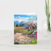 母の日折りグリーティングカード カード (正面)