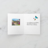 母の日折りグリーティングカード カード (内部)