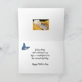 母の日折りグリーティングカード カード (内部)