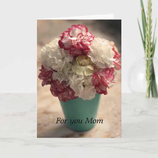 母の日折りグリーティングカード カード (正面)