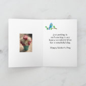 母の日折りグリーティングカード カード (内部)