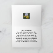 母の日折り紙グリーティングカード カード (内部)