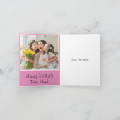 母の日折り紙グリーティングカード カード (内部)