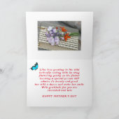 母の日折り紙グリーティングカード カード (内部)