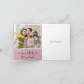 母の日折り紙グリーティングカード カード (内部)