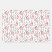 母の日新生児ママ3 ラッピングペーパーシート (正面3)