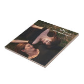 母の日最高の友のカスタム写真 タイル (側面)