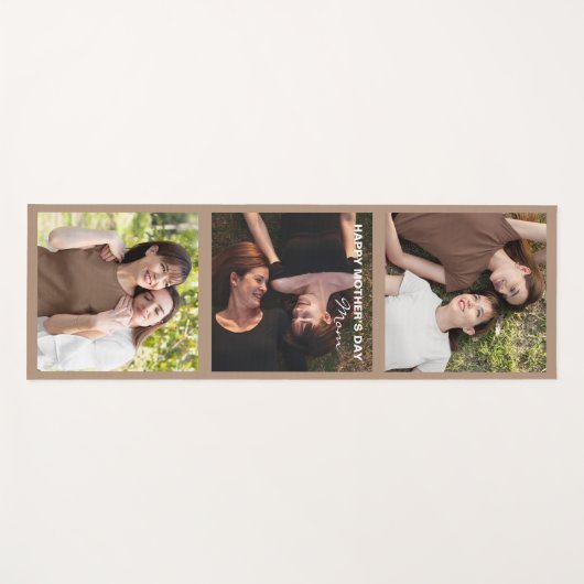 母の日最高の友のカスタム写真 ヨガマット (正面(横))