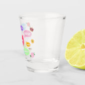 母の日最高の母の言葉雲クイーンクラウンラブ ショットグラス (右)