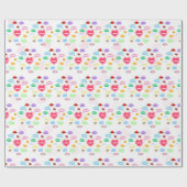 母の日最高の母の言葉雲クイーンクラウンラブ ラッピングペーパー (フラット)