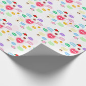 母の日最高の母の言葉雲クイーンクラウンラブ ラッピングペーパー (角)