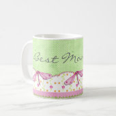 母の日最高の母は常にコーヒーマグ コーヒーマグカップ (正面左)