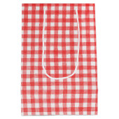 母の日棒の女の子 – デイジー ミディアムペーパーバッグ (裏面)