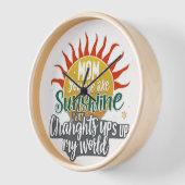 母の日照時計 壁時計 (傾斜)