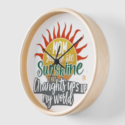 母の日照時計 壁時計 (傾斜)