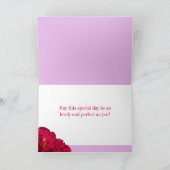 母の日牡丹ガーデングリーティングカード カード (内部)