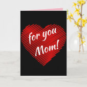 母の日特派員はあなたのため私のハートお母さんです カード (黄色い花)