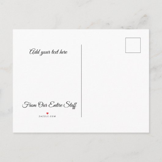 母の日用はがき 案内ポストカード (裏面)