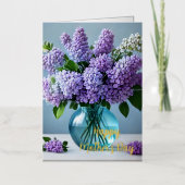 母の日箔グリーティングカード 箔グリーティングカード (正面)