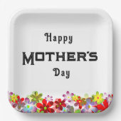 母の日紙杯 ペーパープレート (正面)