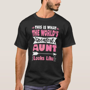 母の日素晴らしにおばさんが見える可愛い Tシャツ