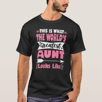 母の日素晴らしにおばさんが見える可愛い Tシャツ