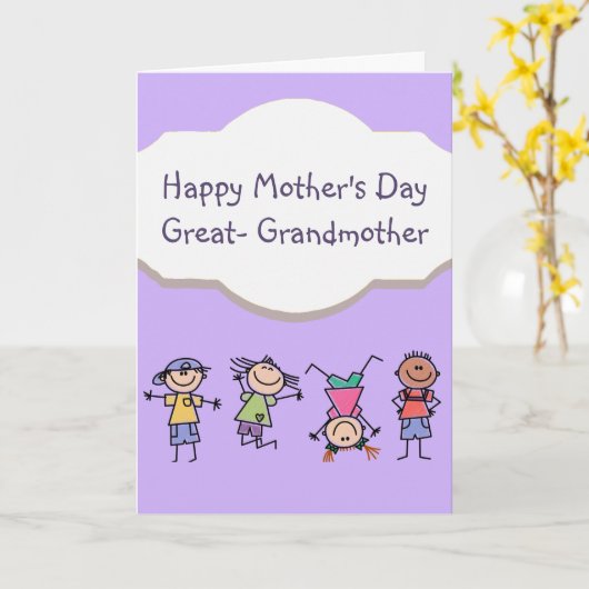 母の日素晴らし祖母おもしろい カード (黄色い花)