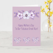 母の日記素晴らしい叔母のためのカー素晴らしド カード (黄色い花)