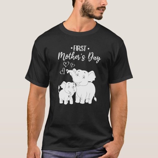 母の日象の母の日の母の日 Tシャツ (正面)