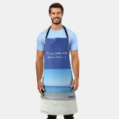 母の日贈り物 エプロン (着用した状態)