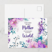 母の日贈り物 シーズンポストカード (正面/裏面)