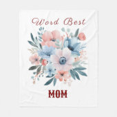 母の日贈り物 フリースブランケット (正面)