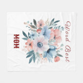 母の日贈り物 フリースブランケット (正面(横))