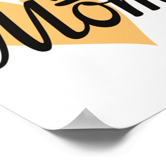 母の日贈り物 ポスター (角)