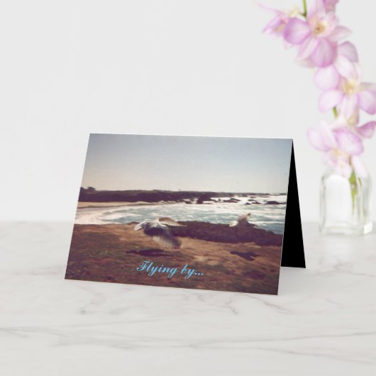 母の日飛んでいるの"By"グリーティングカード カード (蘭)