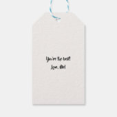 母の日1回目かわいい母さん ギフトタグ (裏面)